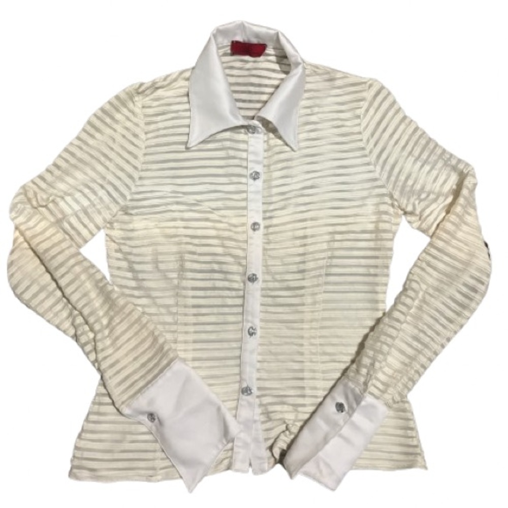 Striped Button-Up Shirt